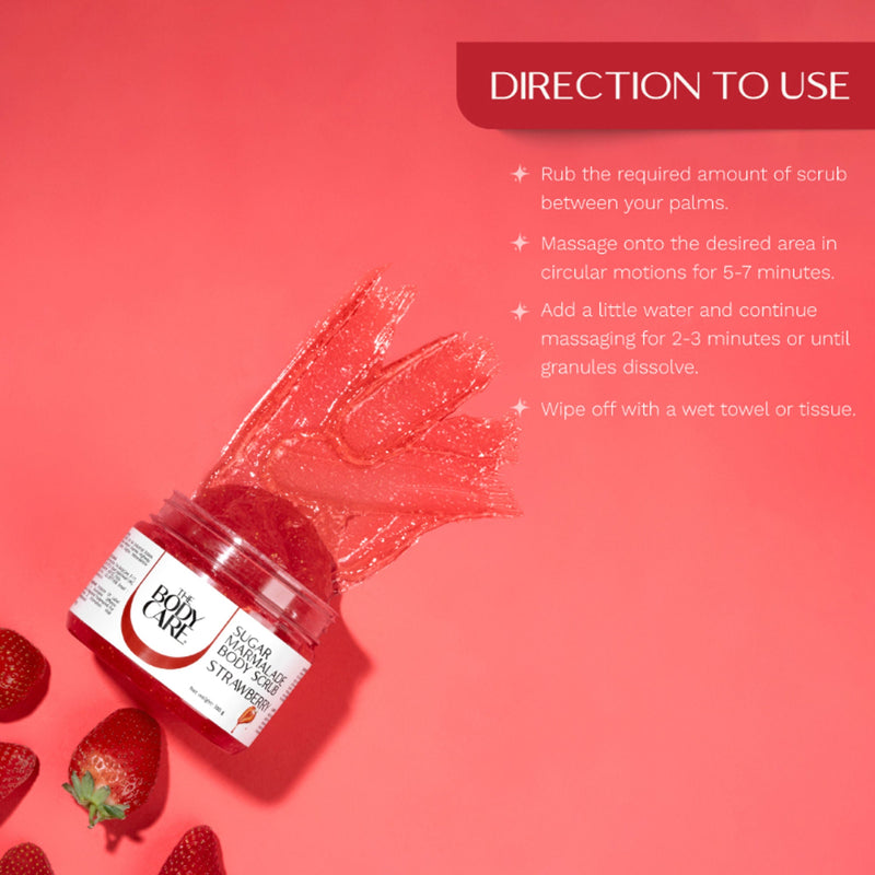 The Body Care Strawberry Marmalade Sugar Scrub