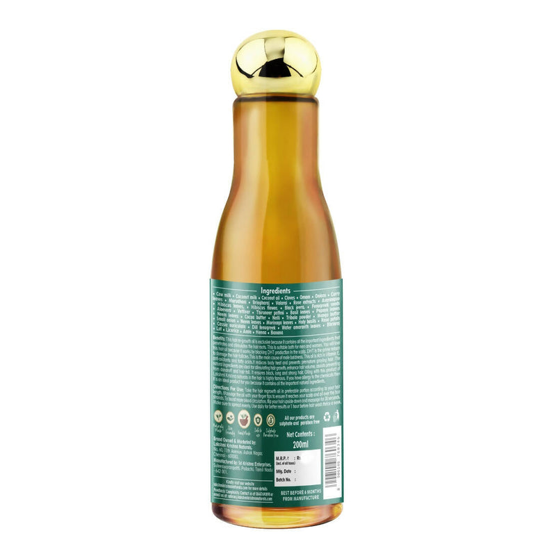 Lakshmi Krishna Naturals 32 Herbs Hair Oil for Hair Regrowth