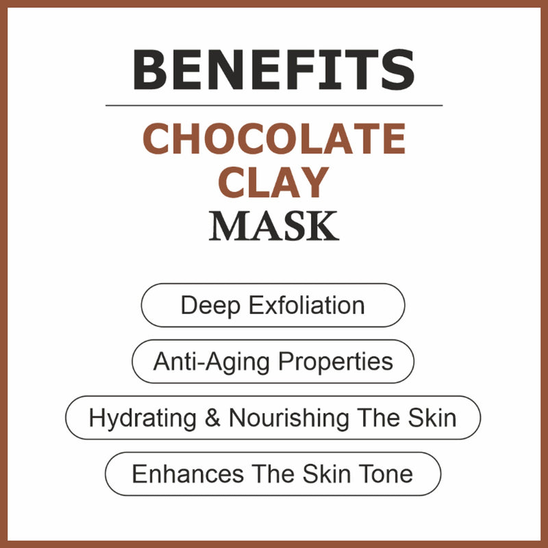 She Essentials Choclate Clay Mask For Exfoliation Skin & Brightening