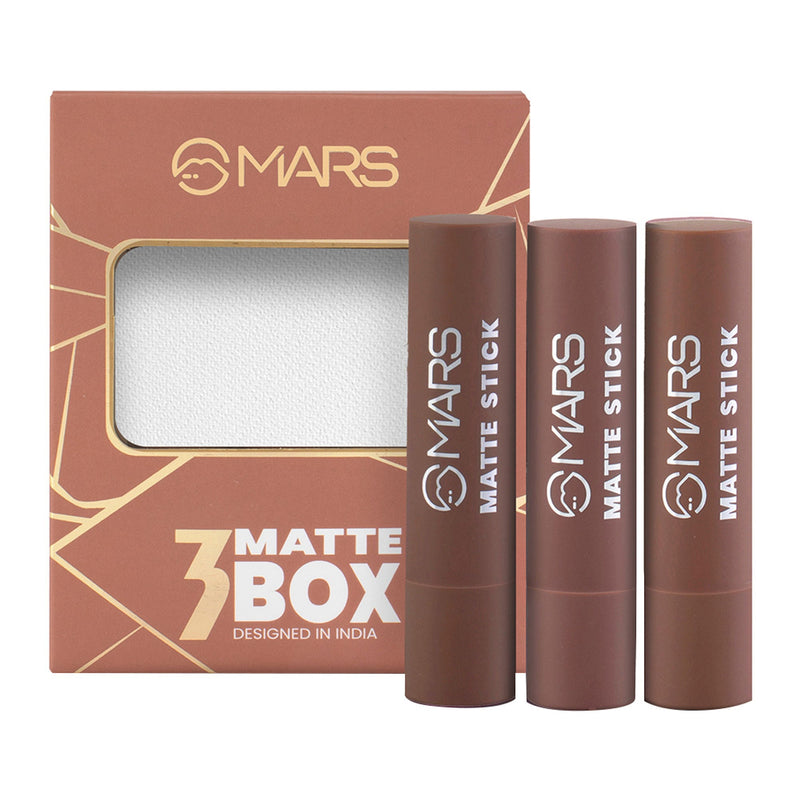 MARS Cosmetics Matte Lipsticks Box - 04 Browns