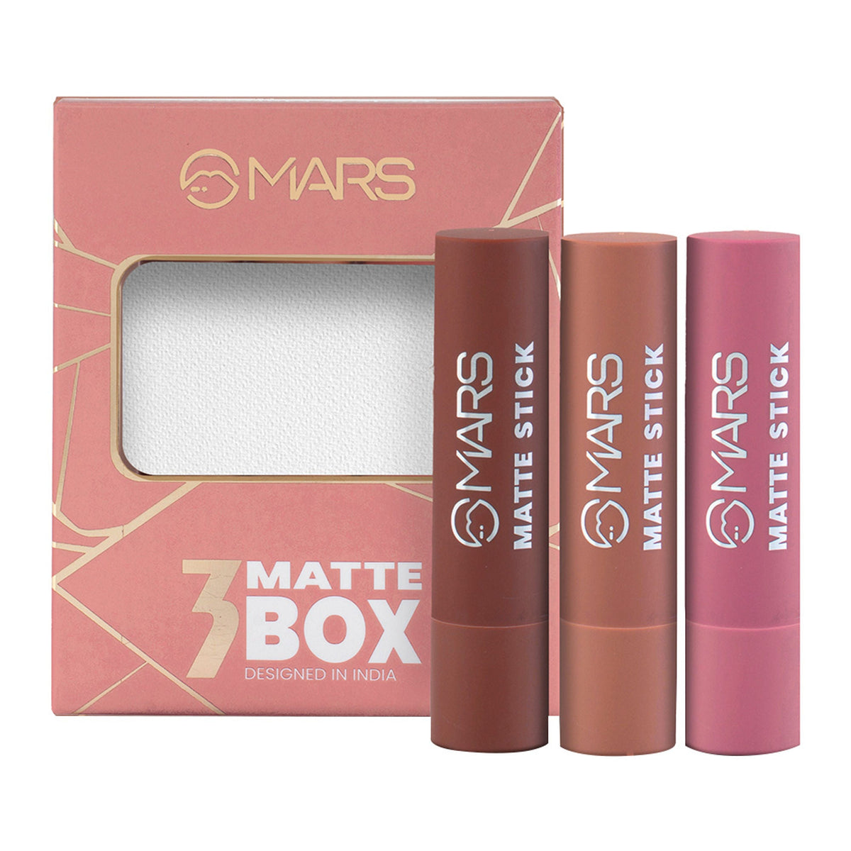 MARS Cosmetics Matte Lipsticks Box - Blushes Nudes