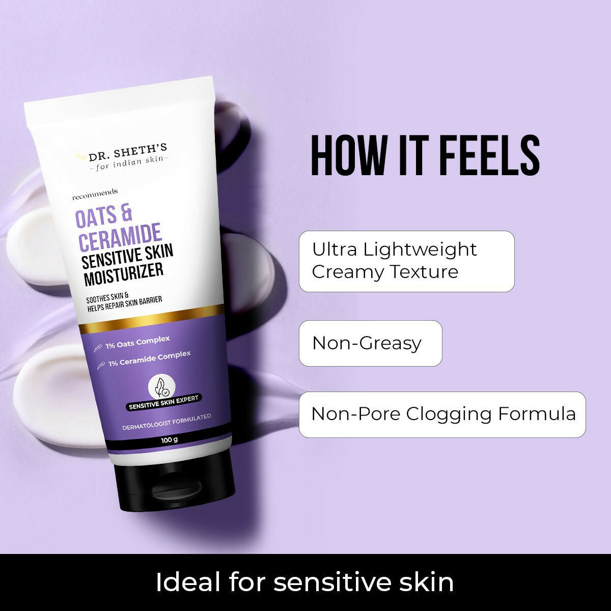 Dr. Sheth's Oats & Ceramide Sensitive Skin Moisturizer