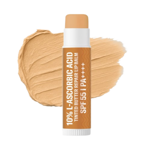 Bake 10% L-Ascorbic Acid Tinted Butter Brightening Lip Balm SPF 55 PA++++