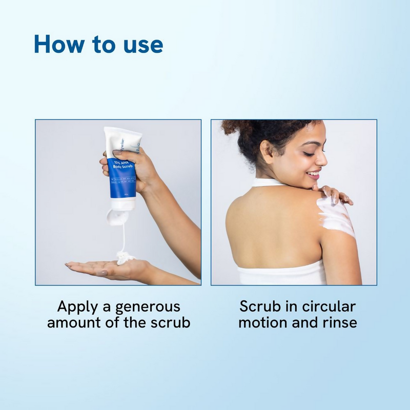 BeBodywise 10% AHA Lactic Acid Body Scrub