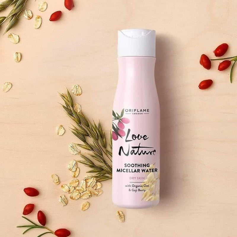 Oriflame Love Nature Soothing Micellar Water with Organic Oat & Goji Berry