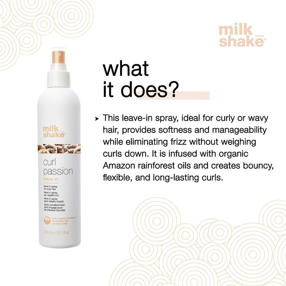 Milkshake Curl Passion leave-in Conditioner