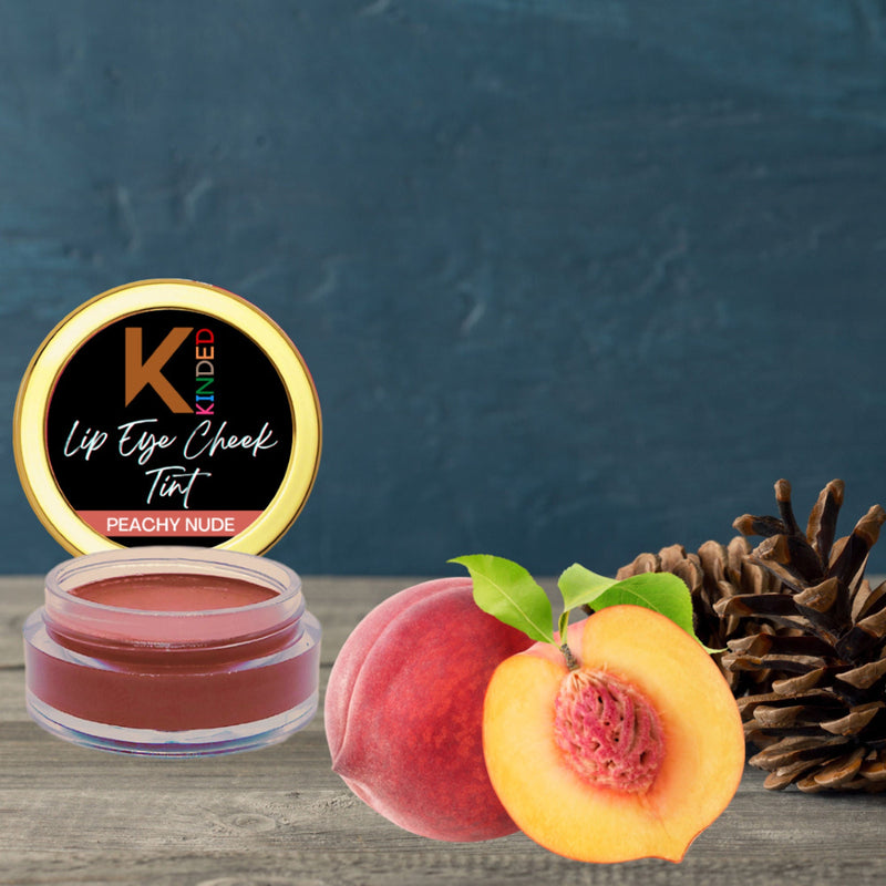 KINDED Lip, Eye and Cheek Tint - Peachy Nude