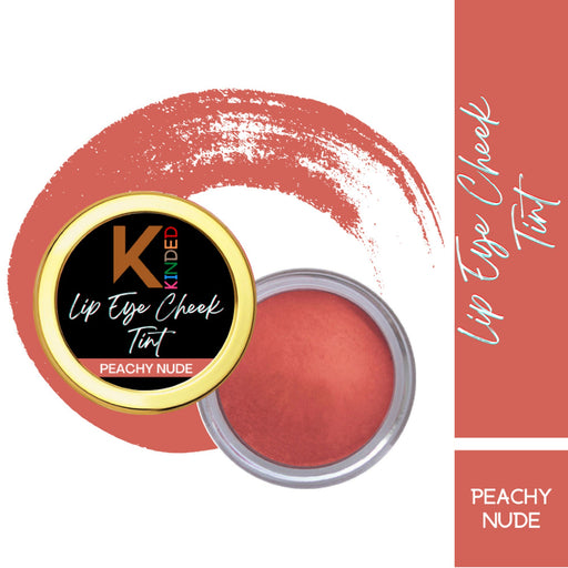 KINDED Lip, Eye and Cheek Tint - Peachy Nude