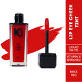 KINDED Lip, Eye & Cheek Tint with Vitamin-E Enriched - 04 Brick Red