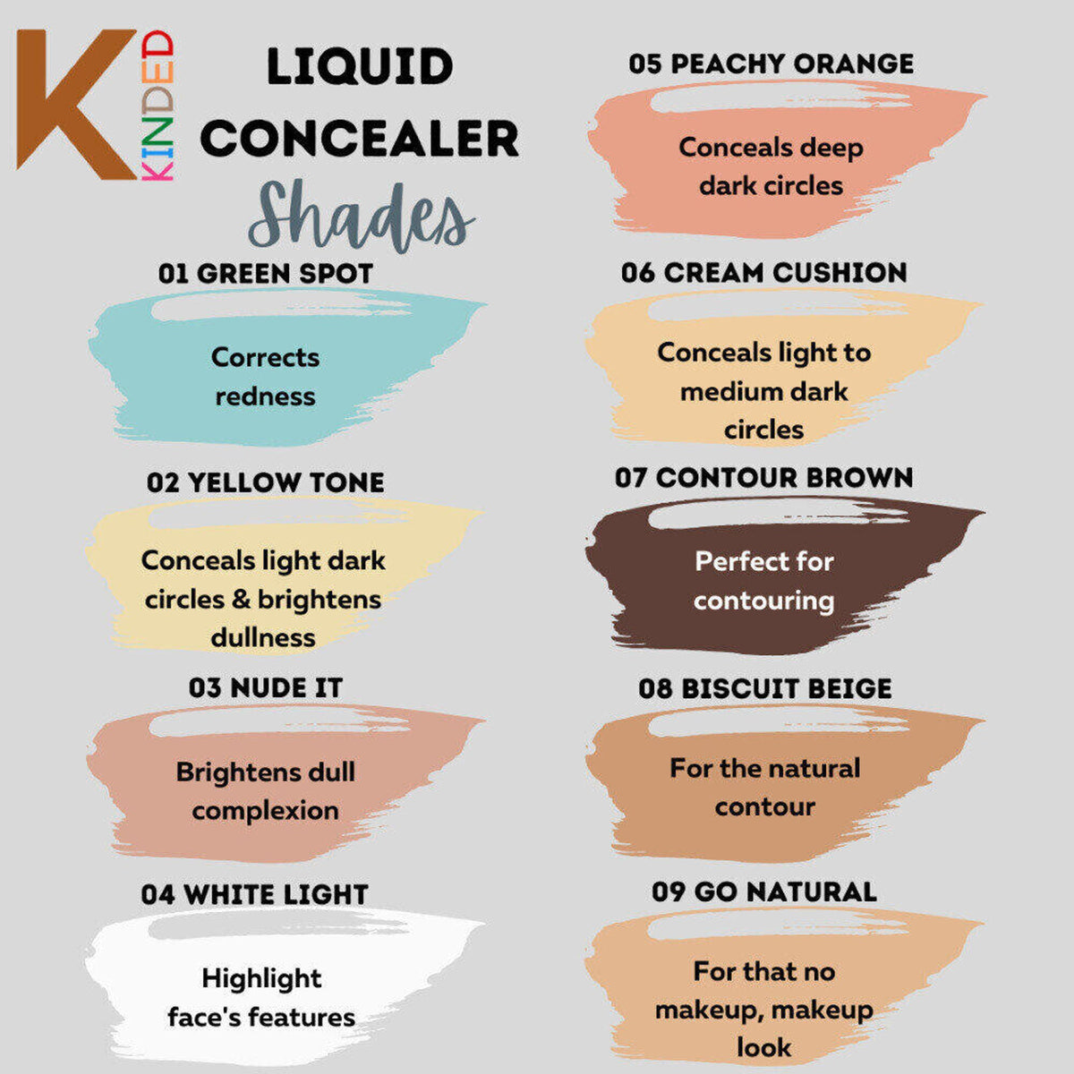 KINDED Liquid Concealer - Go Natural