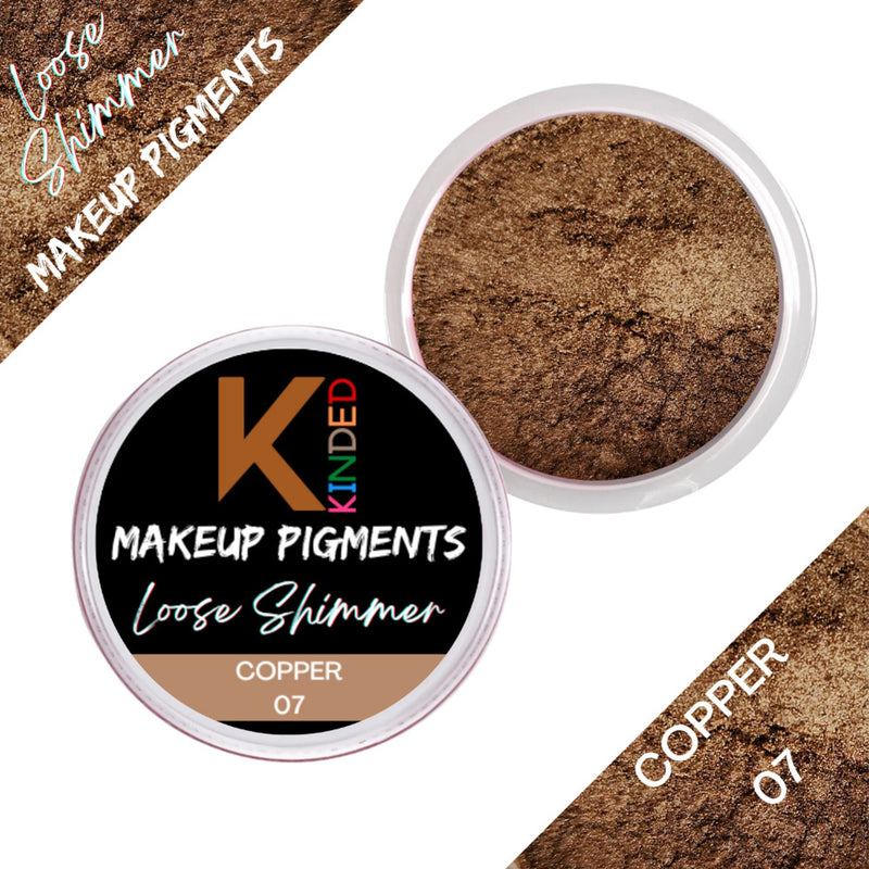 KINDED Loose Shimmer Makeup Foil Pigments Powder - Copper