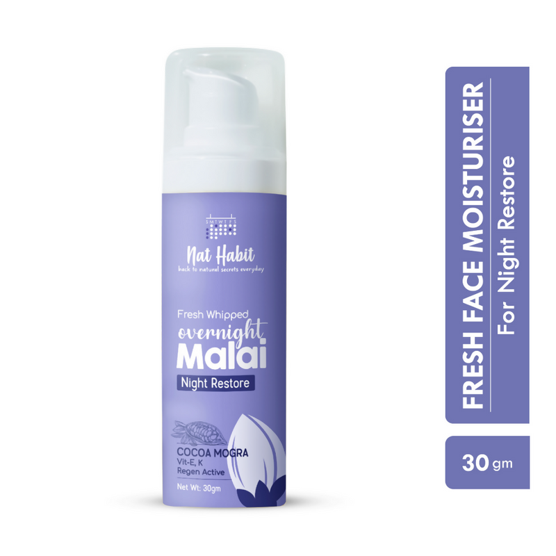 Nat Habit Cocoa Mogra Night Restore Face Cream