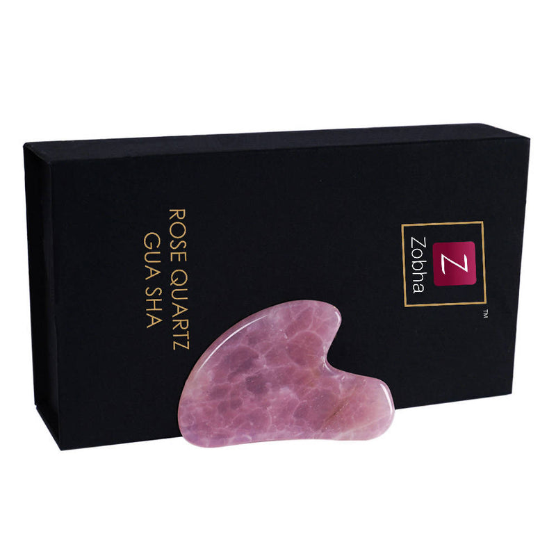 Zobha Rose Quartz Gua Sha - Limited Time Offer