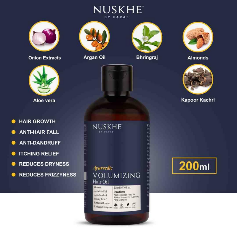 Nuskhe By Paras Ayurvedic Volumizing Hair Oil