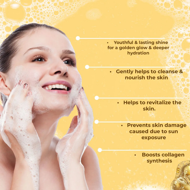 Rajasthan Herbals 24K Gold Facial Cleanser for Youthful Skin