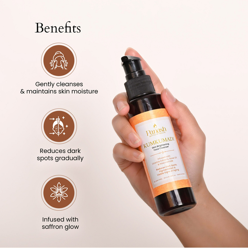 Panash Kumkumadi Skin Brightening Face Cleanser