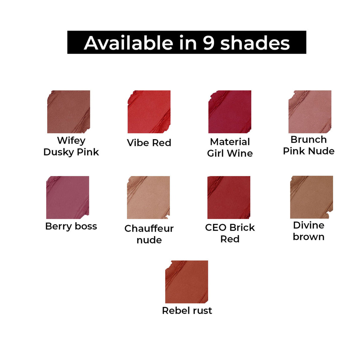 Makeup Revolution Lip Allure Soft Satin Lipstick - Material Girl Wine