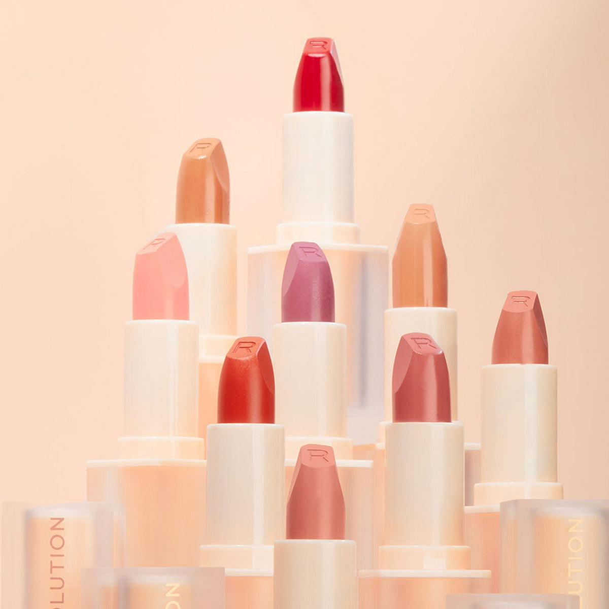 Makeup Revolution Lip Allure Soft Satin Lipstick - Divine Brown