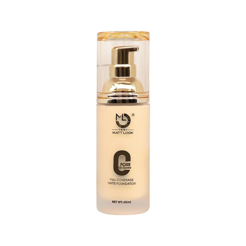 Matt Look Zero Pore Oil Control Full Coverage Matte Foundation - Pure Beige