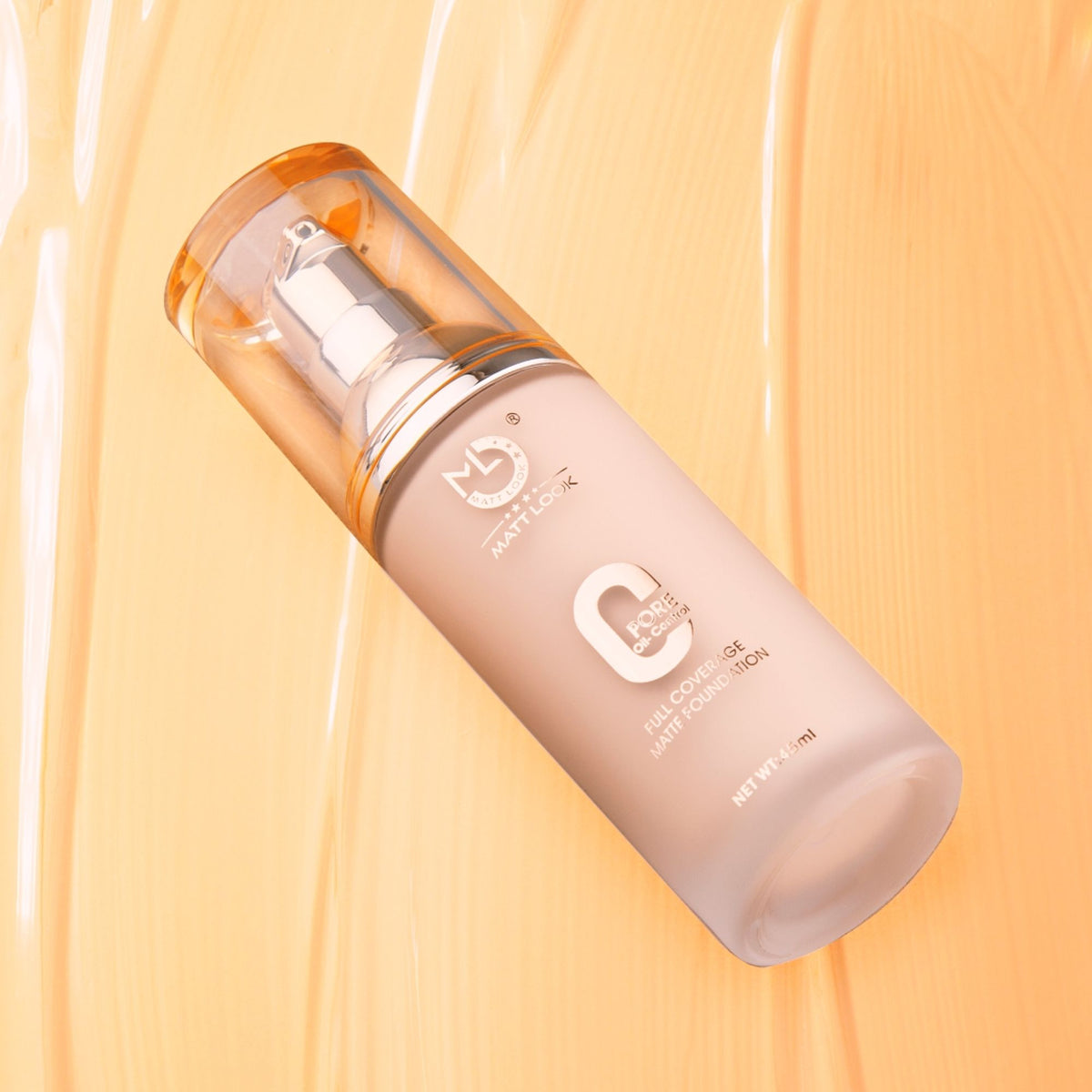 Matt Look Zero Pore Oil Control Full Coverage Matte Foundation - Pure Beige
