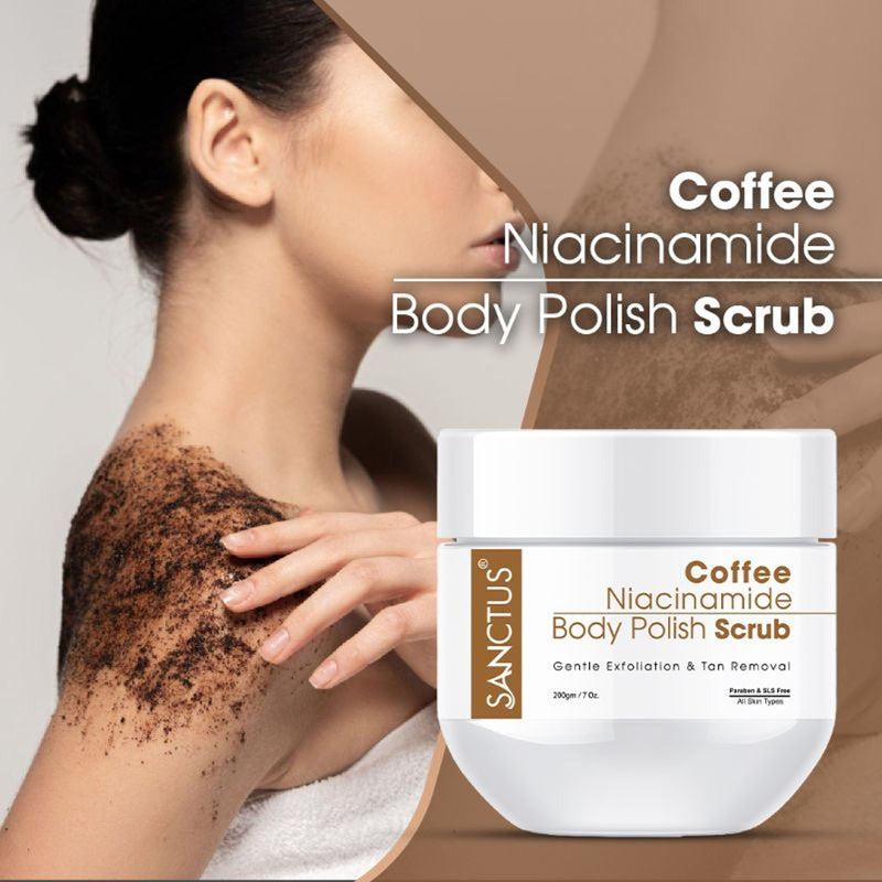 SANCTUS Coffee Niacinamide Body Polish Scrub