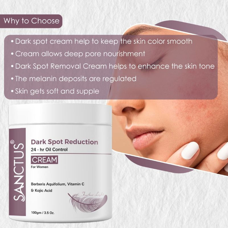 SANCTUS Dark Spot Reduction 24-hr Oil Control Cream For Women