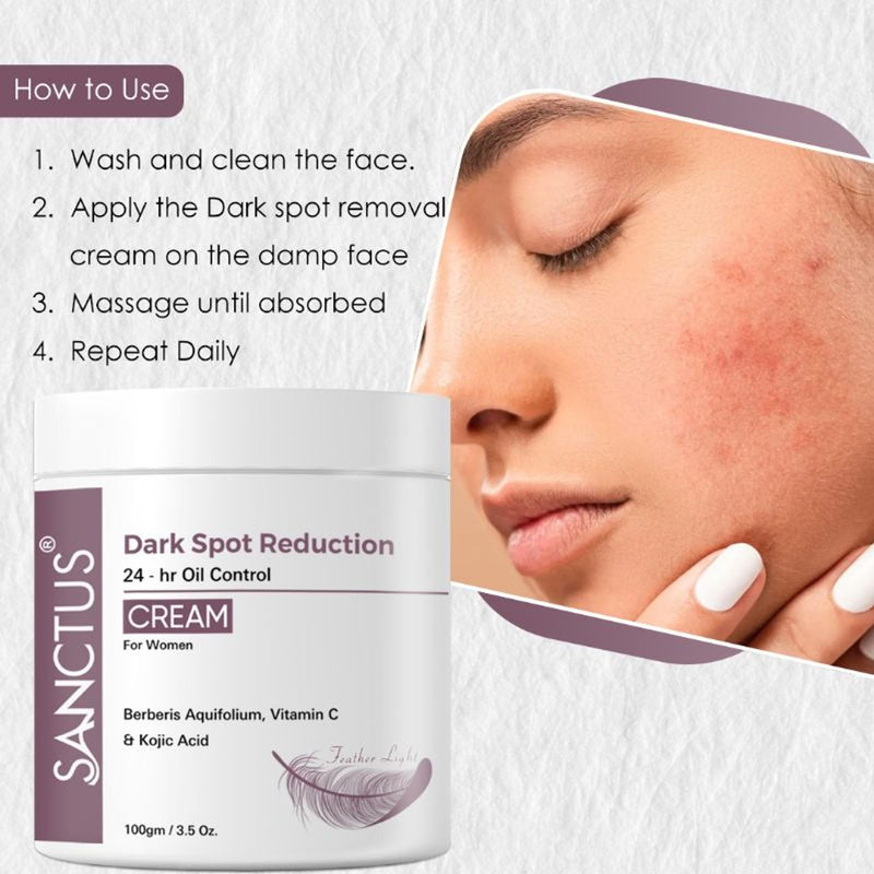 SANCTUS Dark Spot Reduction 24-hr Oil Control Cream For Women