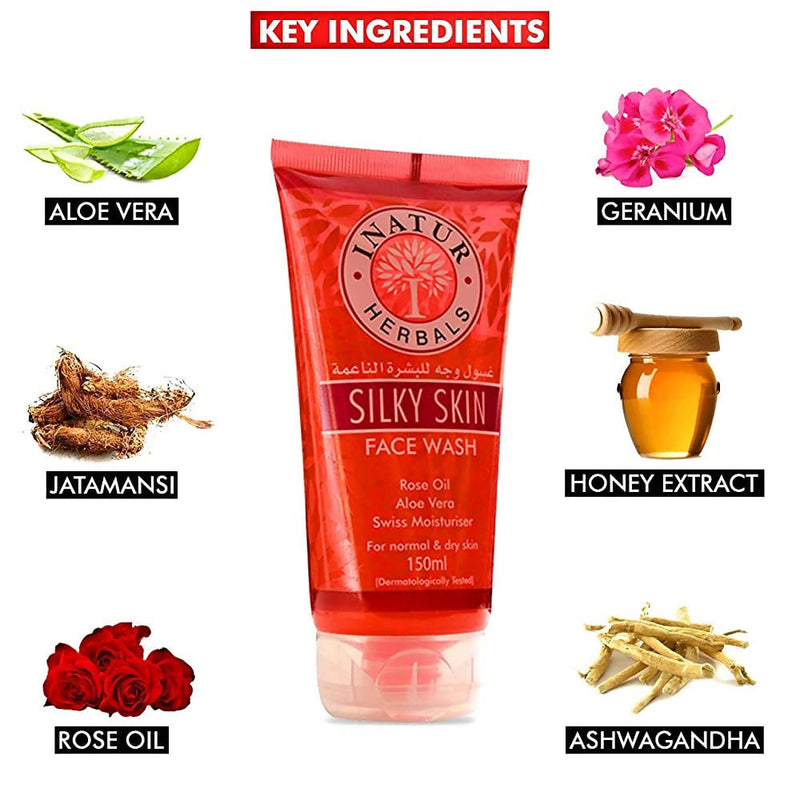 Inatur Silky Skin Face Wash