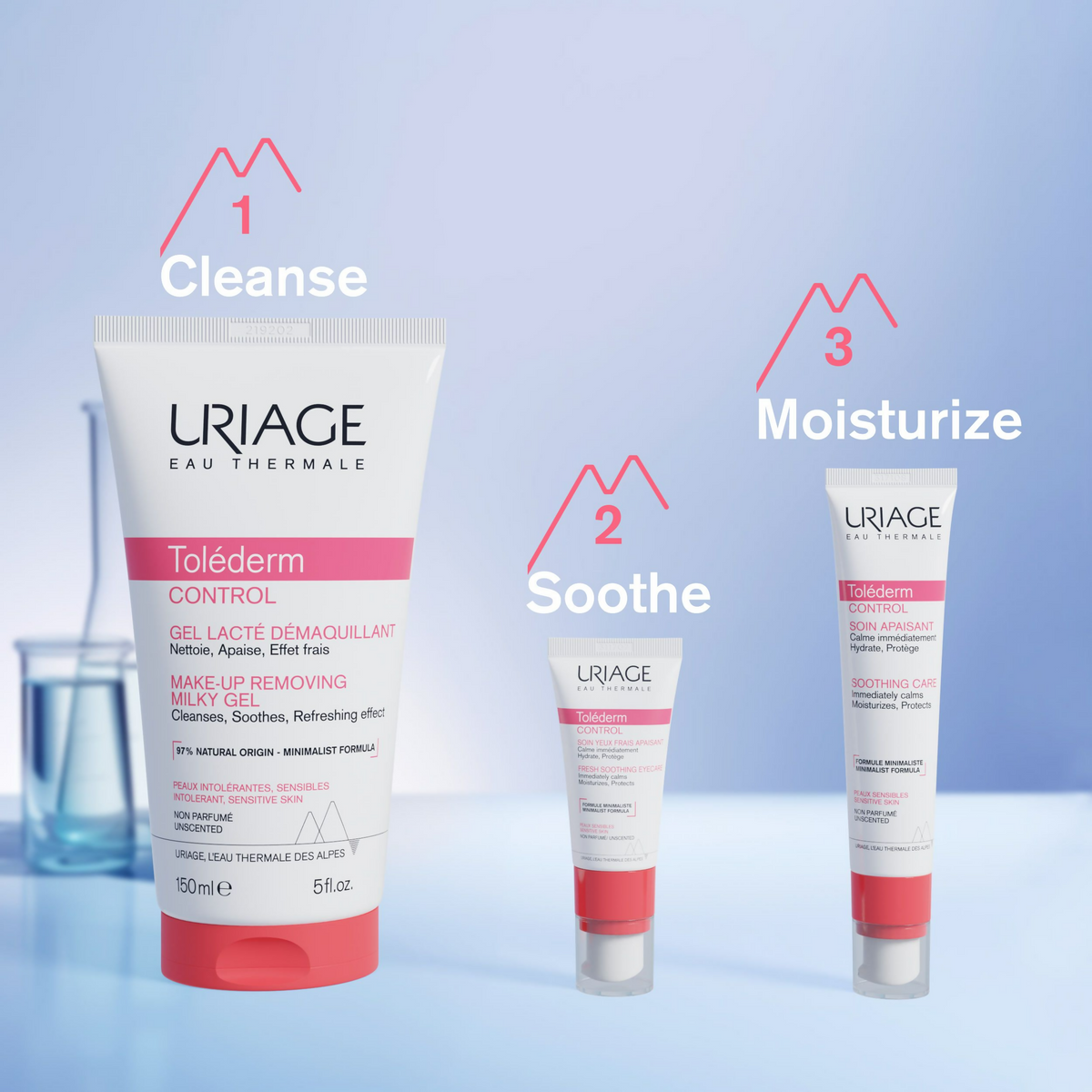 Uriage Tolederm Control Make-Up Removing Milky Gel