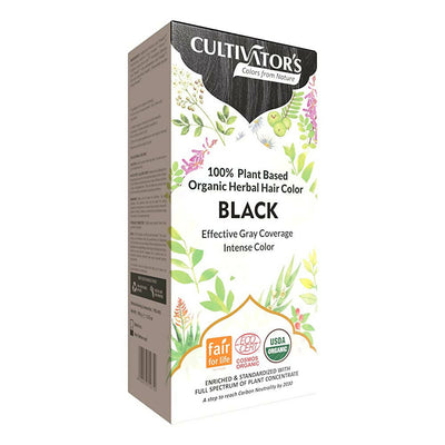 Cultivator's Organic Herbal Hair Color - Black