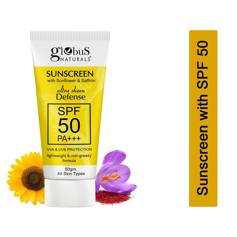 Globus Naturals Sunscreen with Ultra Sheen Defense