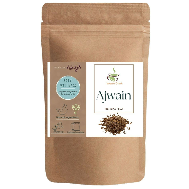 Satvi Wellness Ajwain Tea | Carom Seed Tea Bags