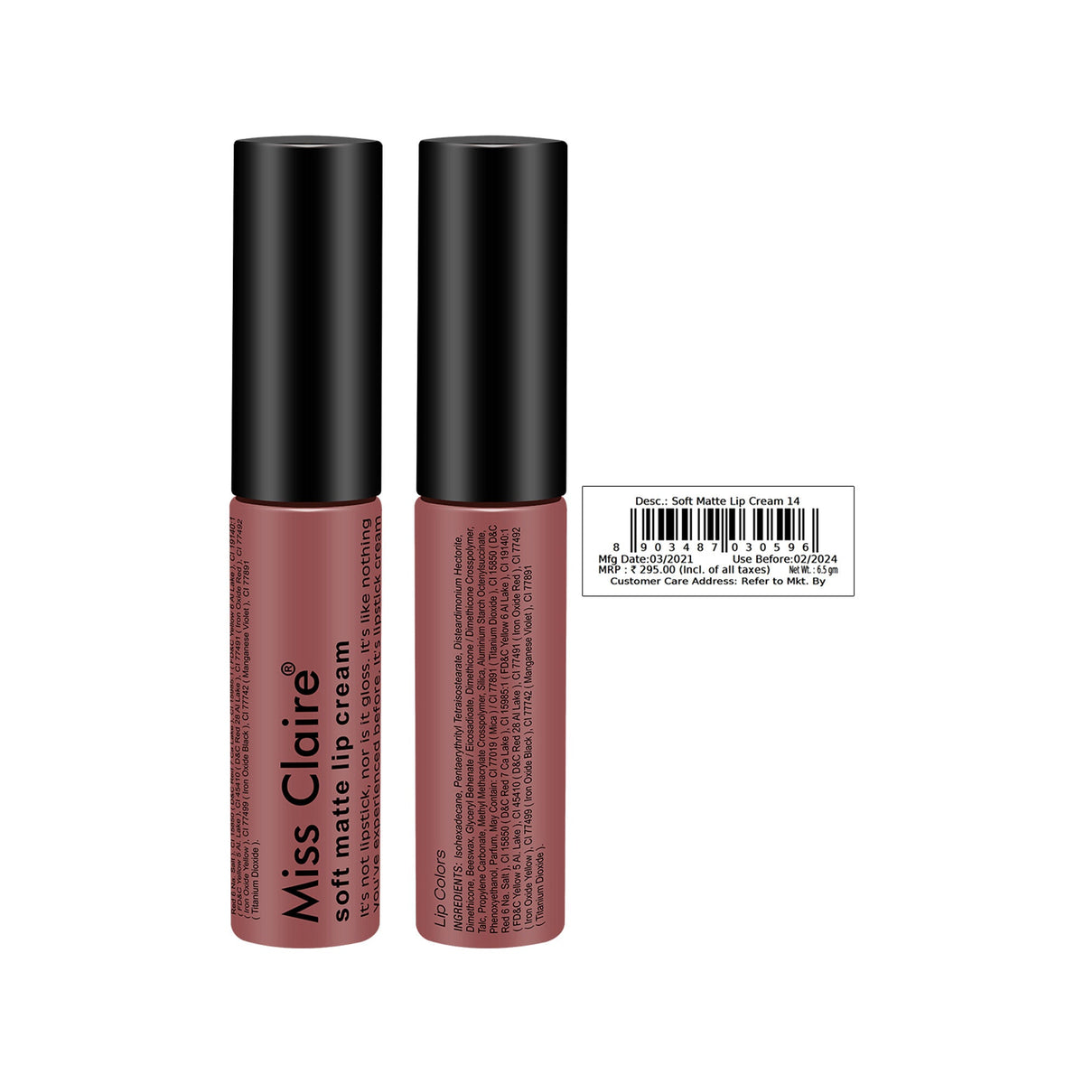 Miss Claire Soft Matte Lip Cream - 14