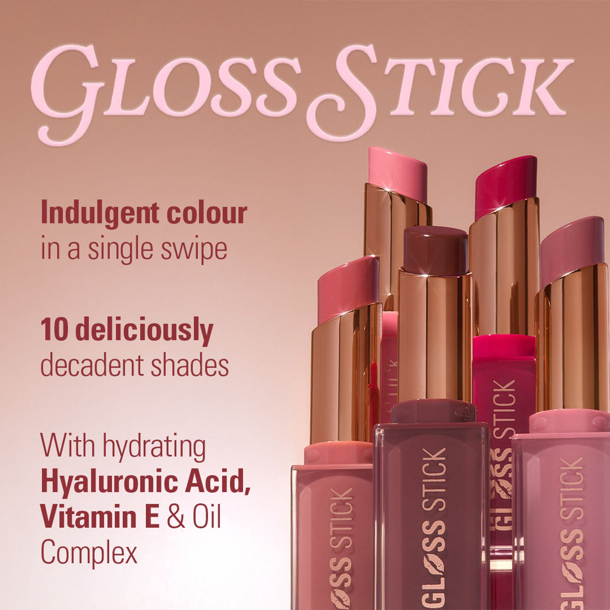 Makeup Revolution Pout Lip Gloss Stick - Chocolate Ganache