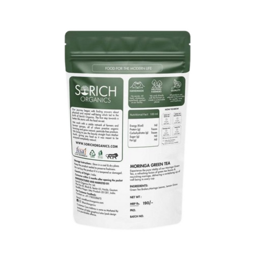 Sorich Organics Moringa Green Tea