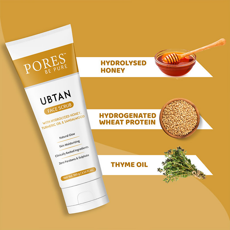 Pores Be Pure Ubtan Detan Face Scrub