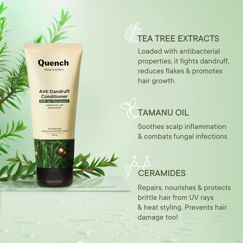 Quench Anti Dandruff Conditioner with Tea Tree Extracts