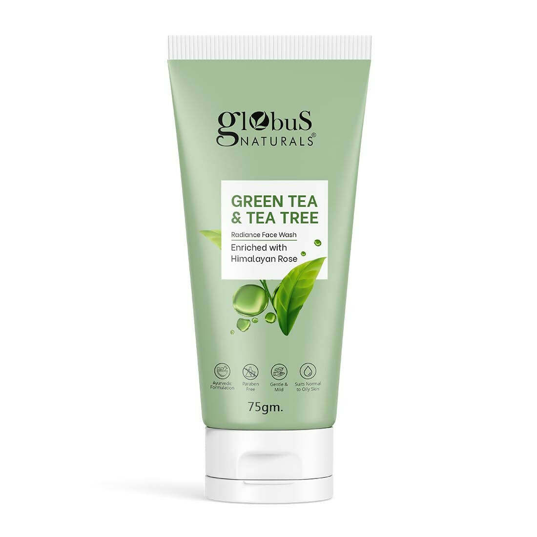 Globus Naturals Green Tea & Tea Tree Radiance Face Wash