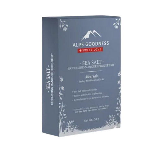 Alps Goodness Sea Salt Exfoliating Manicure Pedicure Kit