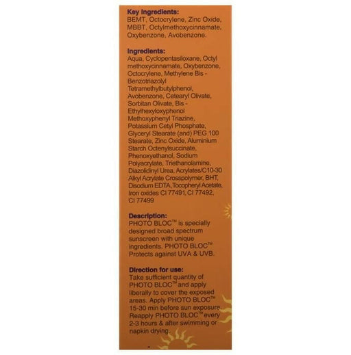 Photobloc Sunscreen SPF 50+ PA++++ for UVA/UVB Protection