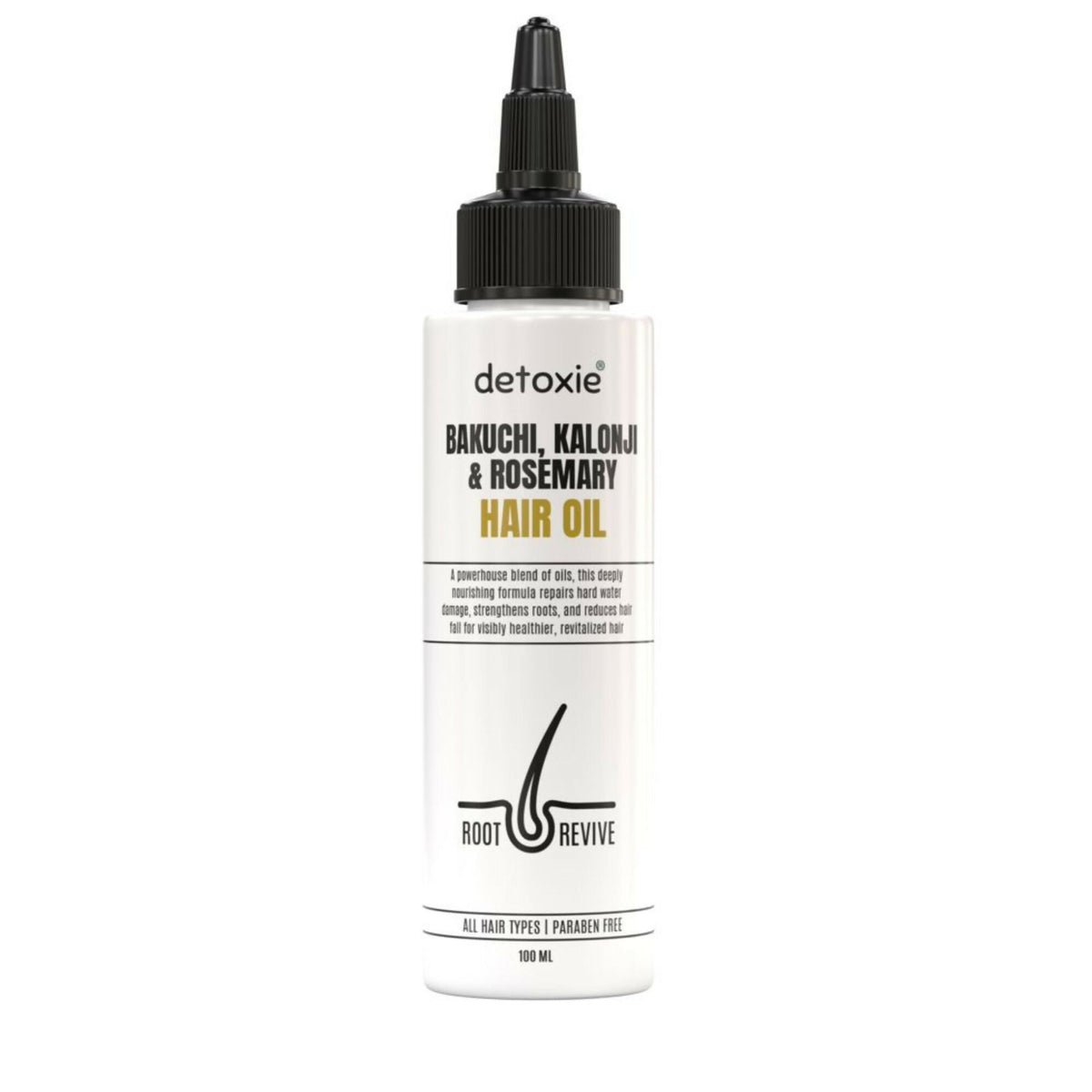 Detoxie Bakuchi Kalonji & Rosemary Hair Oil
