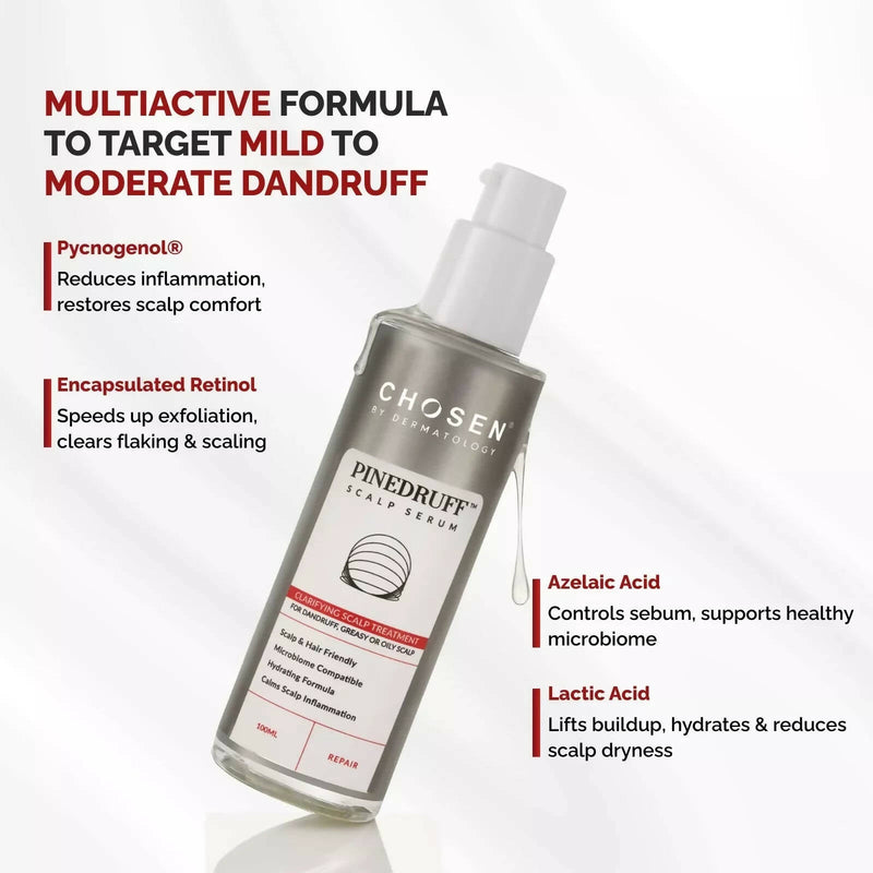 Chosen Pinedruff Scalp Serum Best Dandruff Control Treatment Solution With Pycnogenol