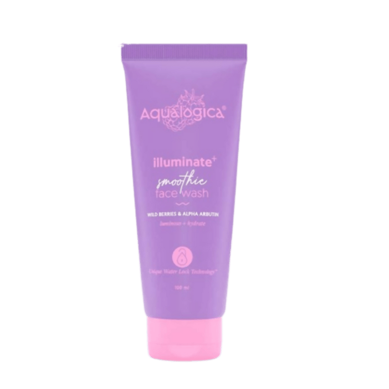 Aqualogica Illuminate+ Smoothie Face Wash With Wild Berries & Alpha Arbutin - Limited Time Offer