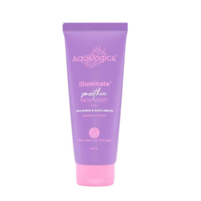 Aqualogica Illuminate+ Smoothie Face Wash With Wild Berries & Alpha Arbutin