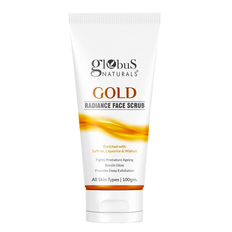 Globus Naturals Gold Radiance Anti Ageing & Brightening Face Scrub