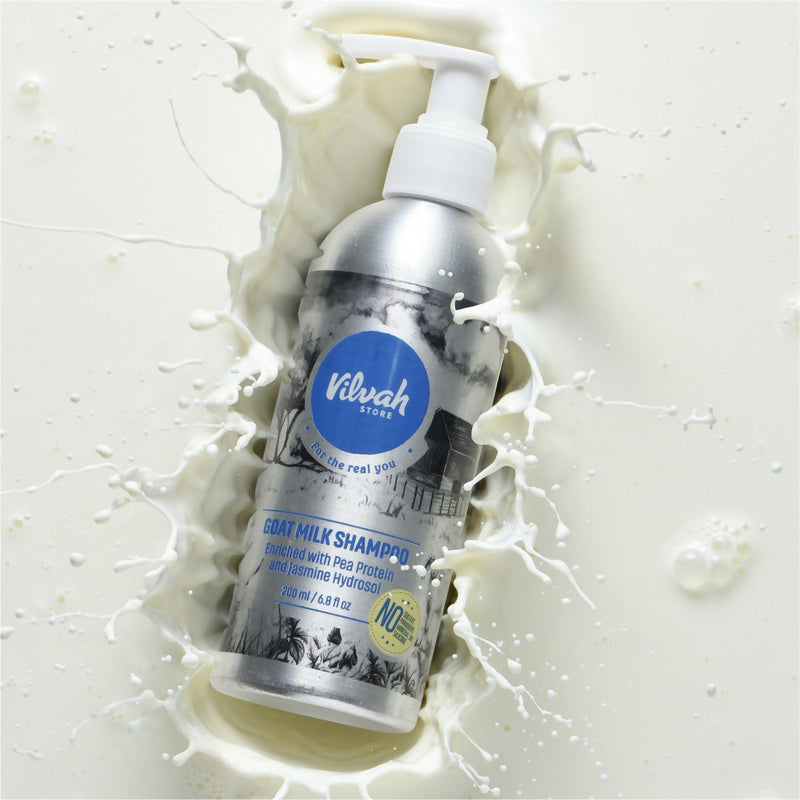 Vilvah Store Goat milk Shampoo (Intense Moisturization)