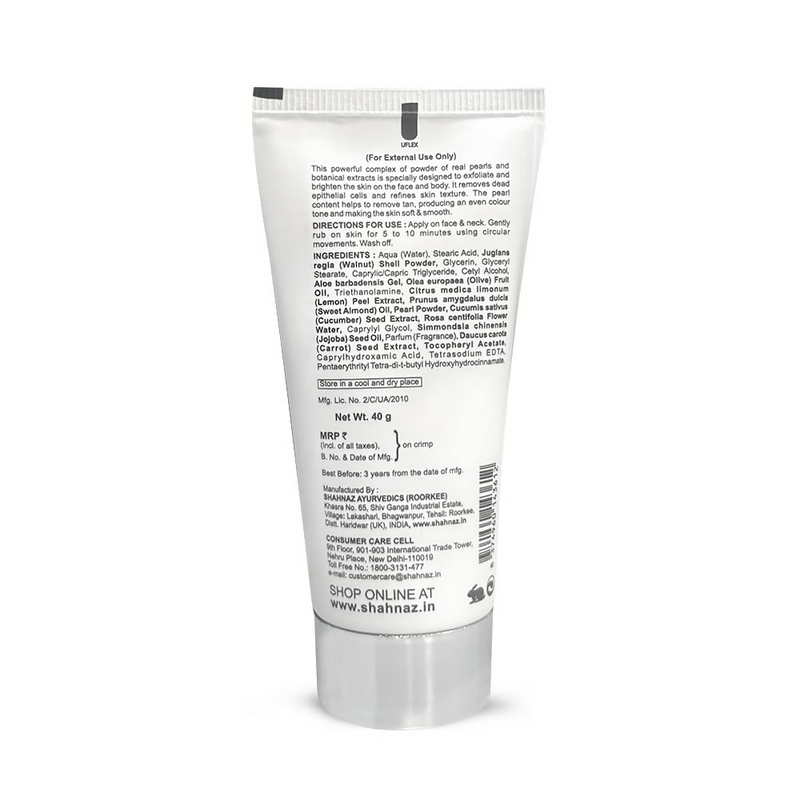 Shahnaz Husain Pearl Scrub Plus (Natural Exfoliating Scrub)