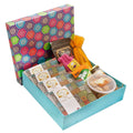 Ghasitaram Big Gourmet Hamper Box of Assorted Gujiyas, Butter Chakli, Sharbat, Thandai and Farsan Samosa