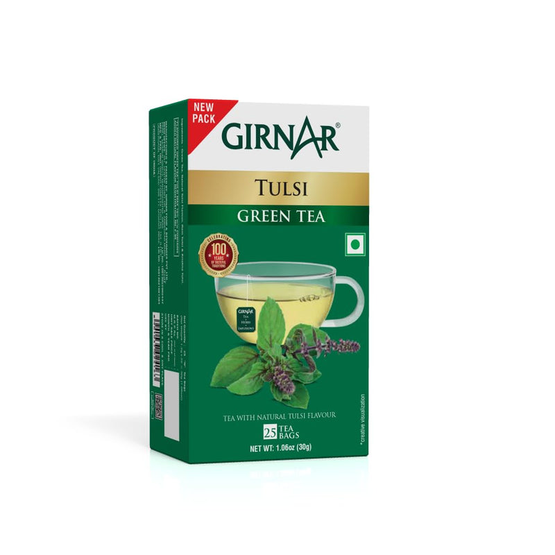 Girnar Green Tea with Tulsi