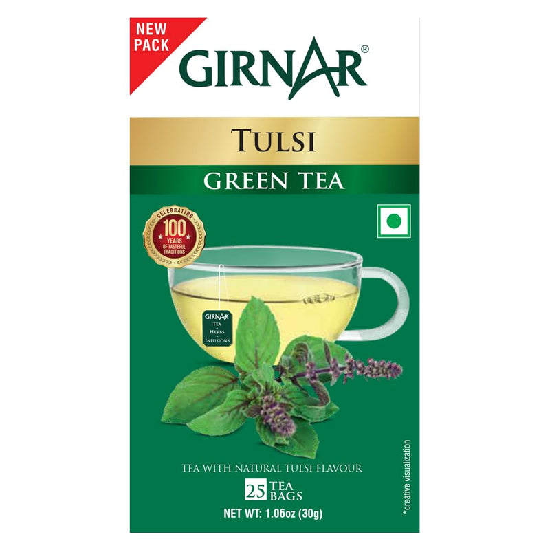 Girnar Green Tea with Tulsi